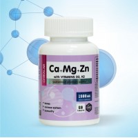 Ca+Mg+Zn, D3, K2 (60таб)